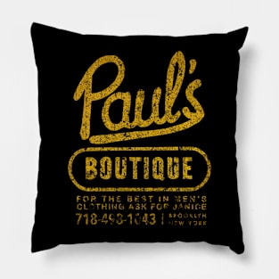 Gold Vintage Music Design Pillow