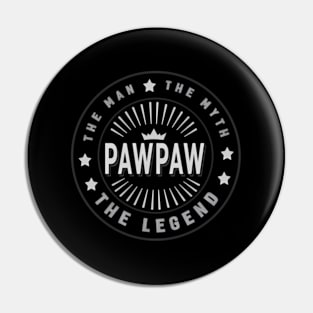 365 Pawpaw The Legend Grandpa Pin