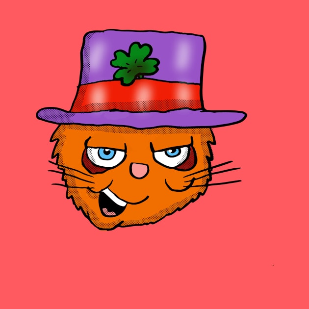 St.Paddy's Day Cat Head by Eric03091978