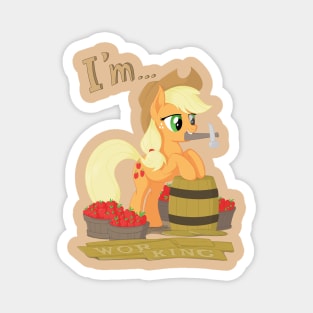 I'm... Applejack Magnet