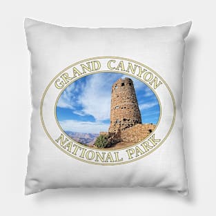 Desert View Watchtower at Grand Canyon National Park in Arizona Pillow