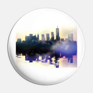 Skyline Reflection Pin