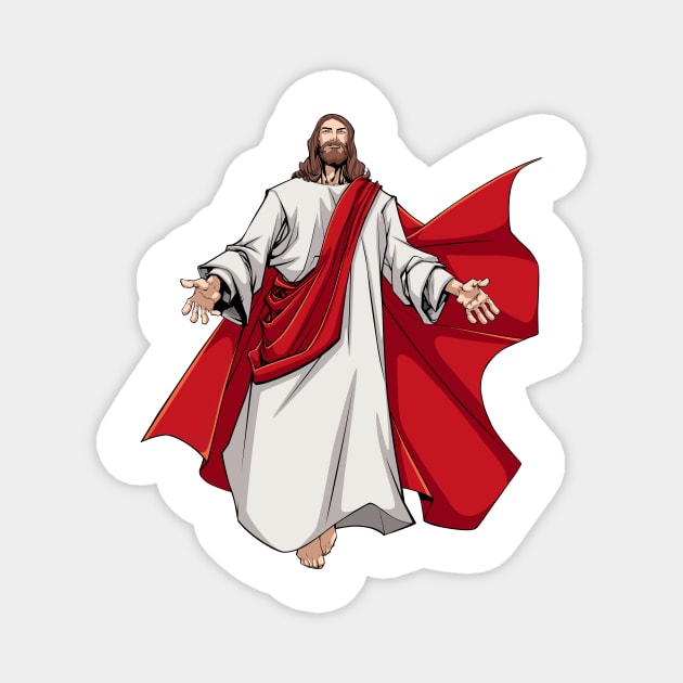 Jesus Open Arms Magnet by Malchev