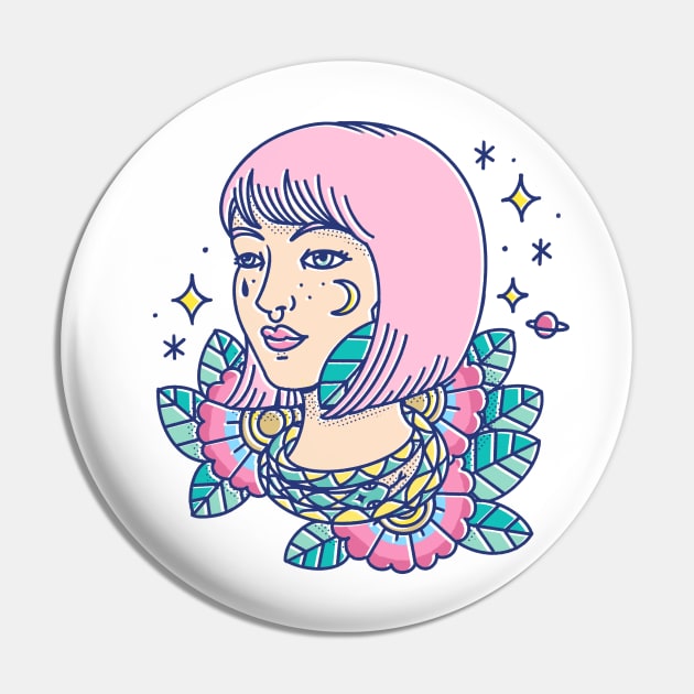 Snake girl Pin by Paolavk