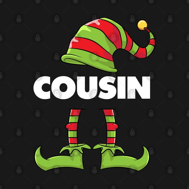 Cousin Elf Funny Matching Christmas Costume Family by teeleoshirts