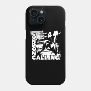 THE CLASH - LONDON CALLING - GUITAR SLAM (WHITE) Phone Case