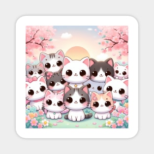 Kawaii Cats Magnet