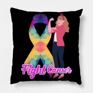 Fight again cancer Pillow