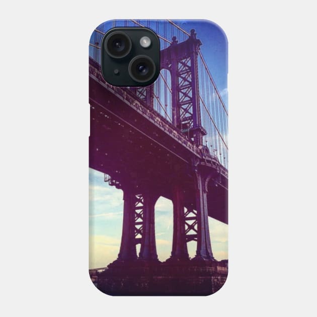 Manhattan Bridge, New York City Phone Case by eleonoraingrid