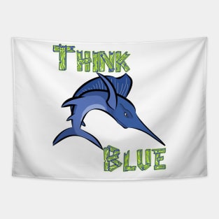 Think blue Tapestry