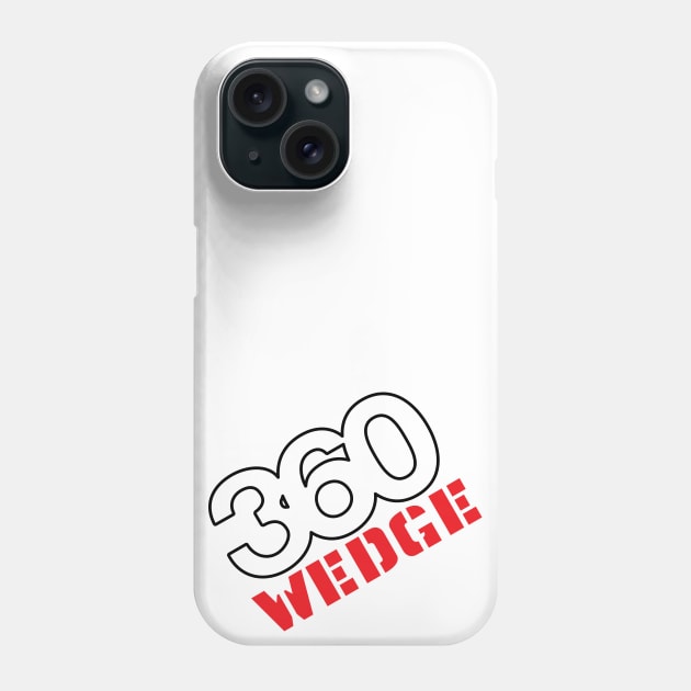 360 Wedge - Badge Design Phone Case by jepegdesign