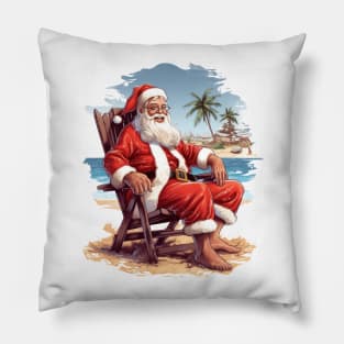 Funny Santa Claus #5 Pillow