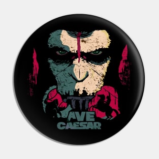 Ape not kill ape... Ave Caesar from Rise of the Planet of the Apes Pin