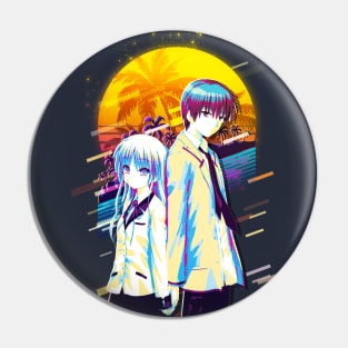 Yuzuru Otonashi and Kanade Tachibana Pin