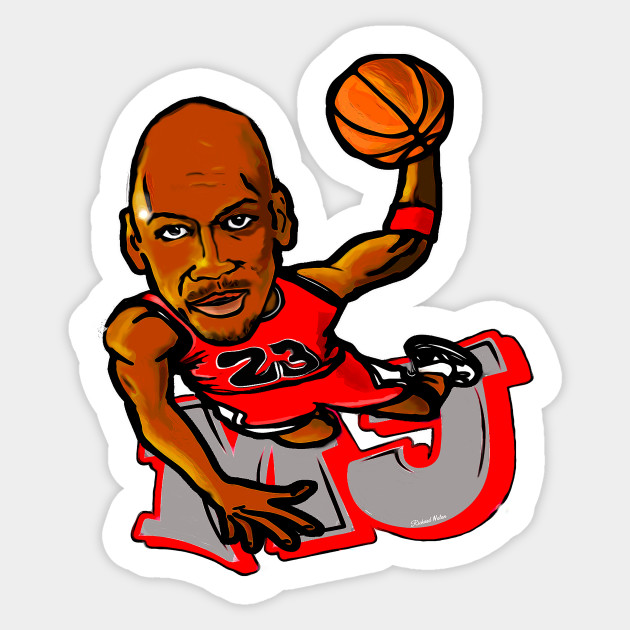 Mj Graffiti Style Jordan Pegatina Teepublic Mx