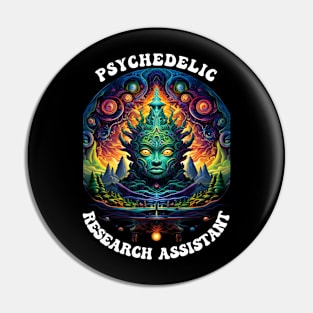 Psychedelic Research Assistant Pin