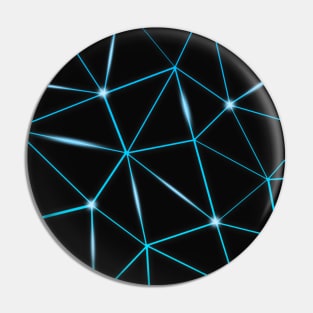 Geometric black triangles blue lines Cyan bright shiny Elegant mesh pattern cool light shining modern blue abstract galactic futuristic Pin