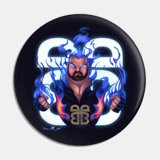 Bam Bam Bigelow original art Pin