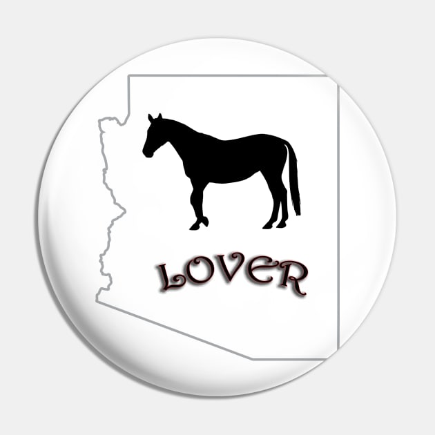Arizona Horse Lover Gift Pin by Prairie Ridge Designs