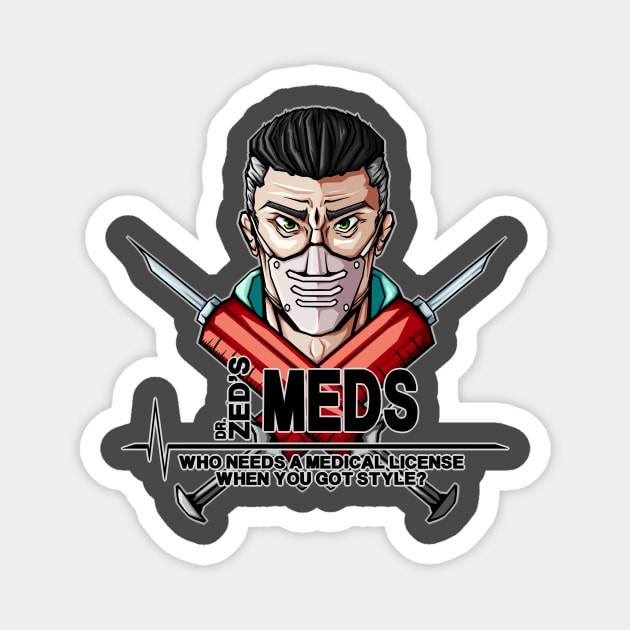 Borderlands - Dr. Zed's Meds Magnet by Wimex