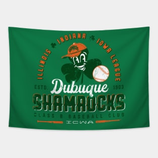 Dubuque Shamrocks Baseball Tapestry
