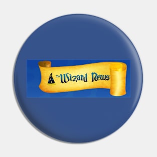 The Wizard News Logo Pin