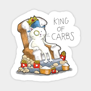 Dapper Cat - King of Carbs Magnet