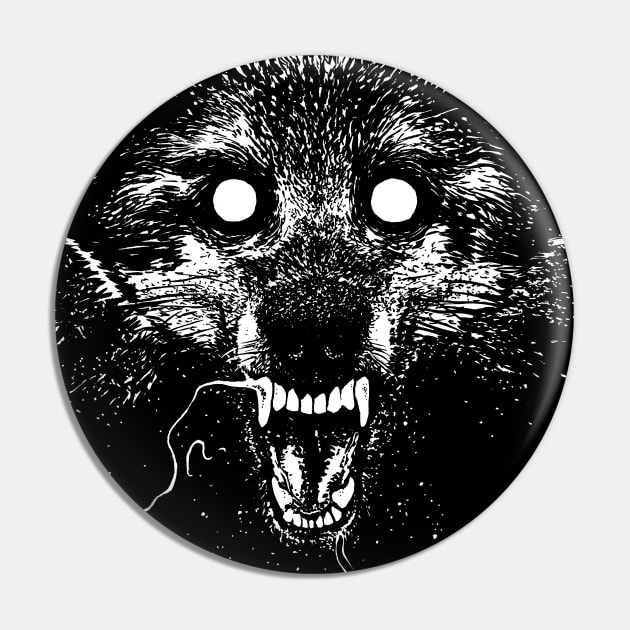 Wolf bite Pin by vvilczy