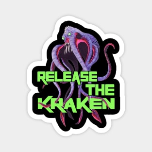 Release the kraken - Octopus Tentacle, purple Magnet