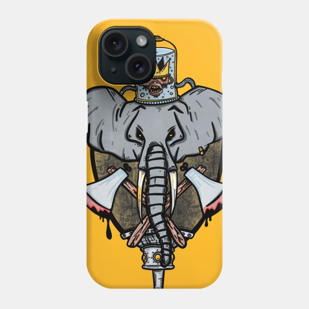 Elefant war Phone Case by manuvila