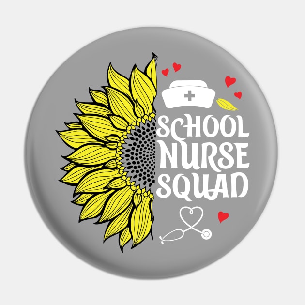 School Nurse Squad Pin by HolyCowCreations