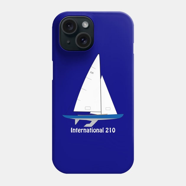 International 210 Sailboat Phone Case by CHBB