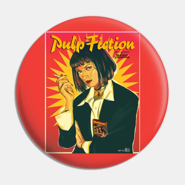 Pulp Fiction: Uma Thurman Pin by snasydazzy