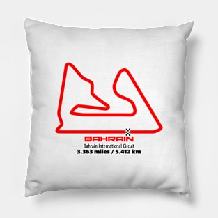 Bahrain Track Graphic Pillow