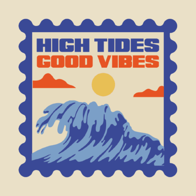 High tides good vibes by horse face