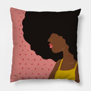 Black Girl Art Pillow