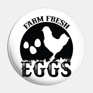 Farm Fresh Eggs T Shirt For Women Men Pin