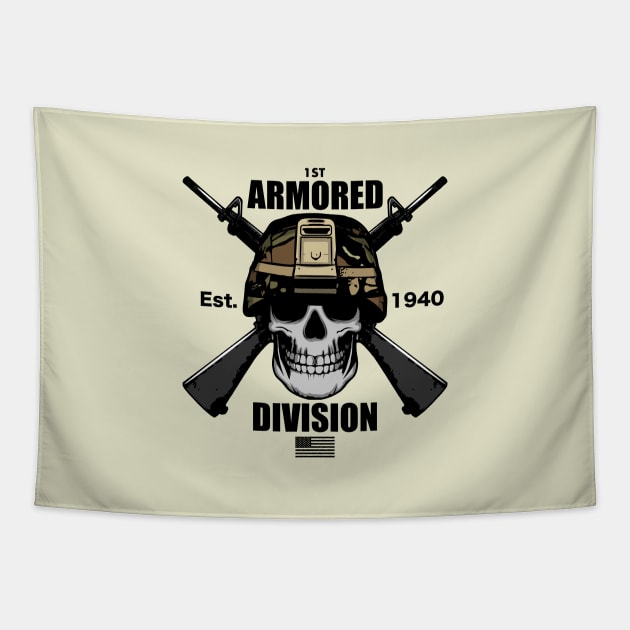 1st Armored Division Tapestry by TCP