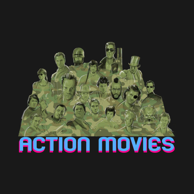 Discover Action Movies - Action Movies - T-Shirt