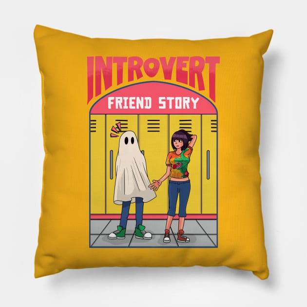 friend story Pillow by lasthopeparty