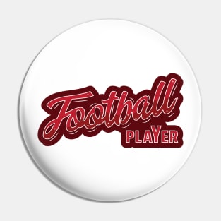 Football Player Pin