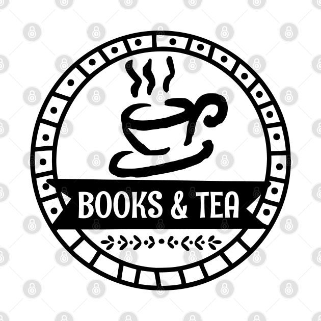 Books & Tea - Gift Idea for Readers and Tea Lovers by TypoSomething