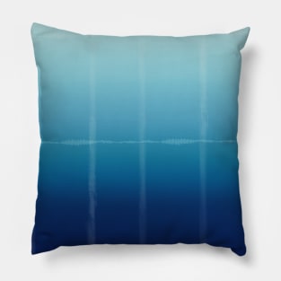 Blue Watercolor Ocean Pillow