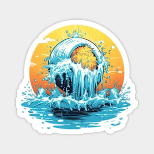 Summer Beach Paradise Magnet