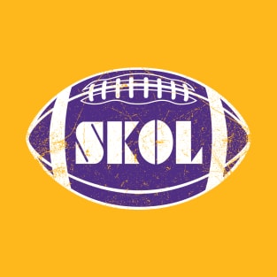 SKOL Retro Football - Yellow T-Shirt