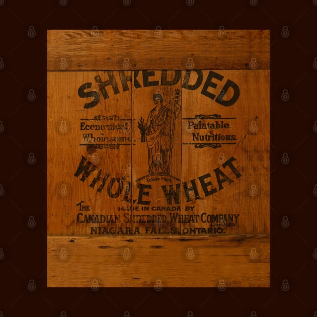 Vintage Ad Shredded Wheat Shipping Crate Print by NaturalDesign