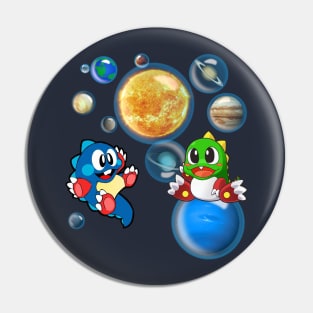 Bubble Bobble Universe Pin