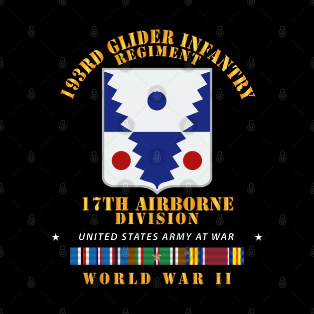 193rd Glider Infantry Regiment - WWII w EUR SVC by twix123844