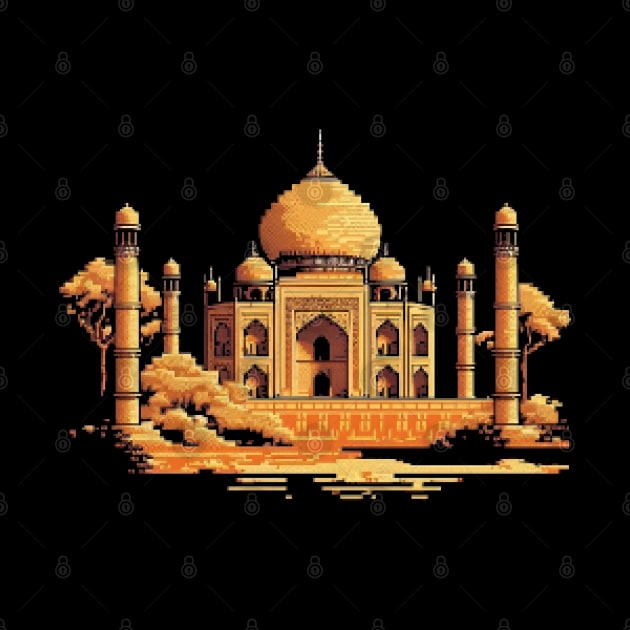 Taj Mahal Pixel Art by Pixel-Eye