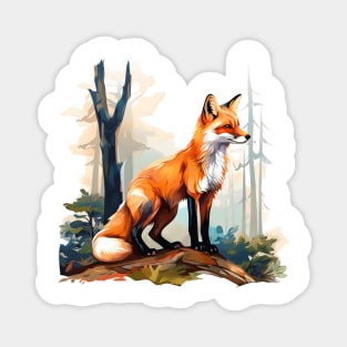 Forest Foxes Magnet